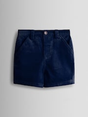 JoJo Maman Bébé Mid Blue Twill Chino Shorts - Image 1 of 3
