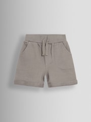 JoJo Maman Bébé Grey 2-Pack Jogger Shorts - Image 4 of 5
