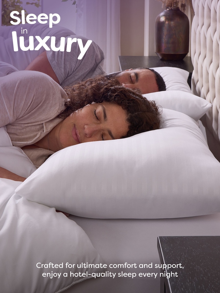 Slumberdown 2 Comfy Home Medium Pillows - Image 2 of 10 Slumberdown 2 Comfy Home Medium Pillows - Image 2 of 10