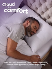 Slumberdown 2 Comfy Home Medium Pillows - Image 4 of 10