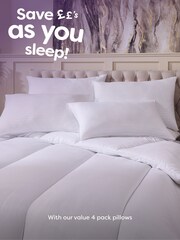 Slumberdown 2 Comfy Home Medium Pillows - Image 6 of 10