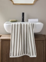 Natural Stripe Towel - Image 1 of 6