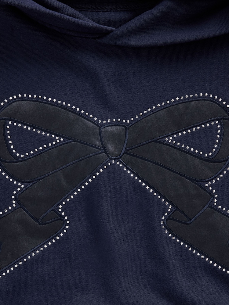 Gap Sandy Liang Heavyweight Bow Oversized Hoodie - Image 4 de 4