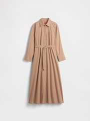 GapStudio Beige - Gap Poplin Belted Oversized Maxi Shirt Dress - Imagen 6 de 6