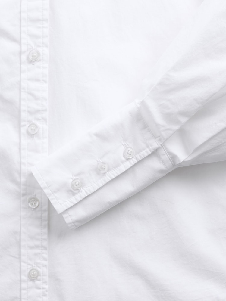 GapStudio White Poplin Bow Shirt - Image 6 of 6