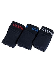 Glenmuir Red Long Leg Cotton Blend Boxers 3 pack - Image 2 of 7