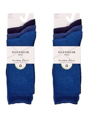 Glenmuir Plain Crew Socks Multi Pack - Imagem 3 de 7