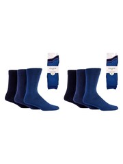 Glenmuir Plain Crew Socks Multi Pack - Imagem 7 de 7