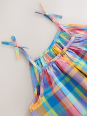 Check Angel Sleeve Dress (3-16yrs) - Image 10 of 10