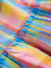 Check Angel Sleeve Dress (3-16yrs) - Image 9 of 10