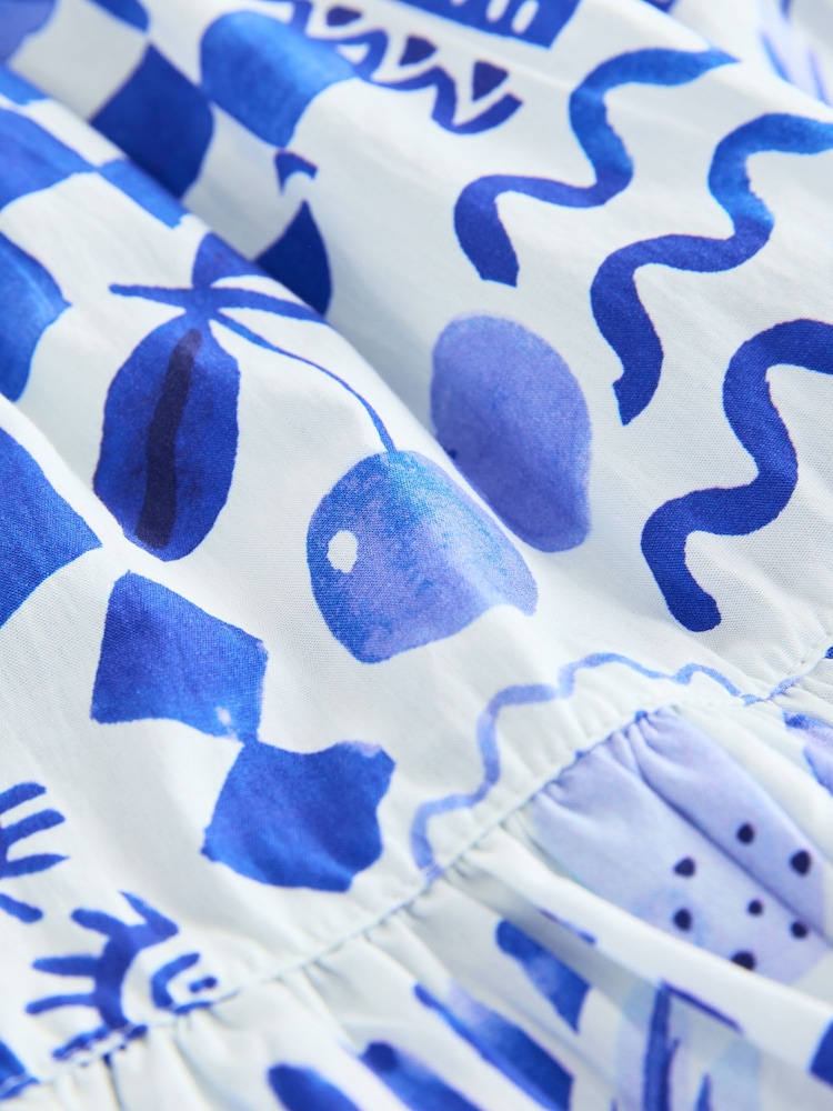 Albastru cobalt - Set bluză și pantaloni (3-16ani) - Imaginea 8 din 8