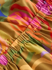 Bright Tropical Open Back Ruffle Hem Playsuit (3-16yrs) - Image 7 of 8