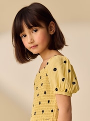 Gelbes Spot - Overall mit gezurrtem Design (3–16 Jahre) - Bild 4 von 4