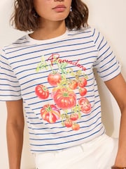 Friends Like These Stripe Tomato Graphic T-Shirt - Image 5 of 6
