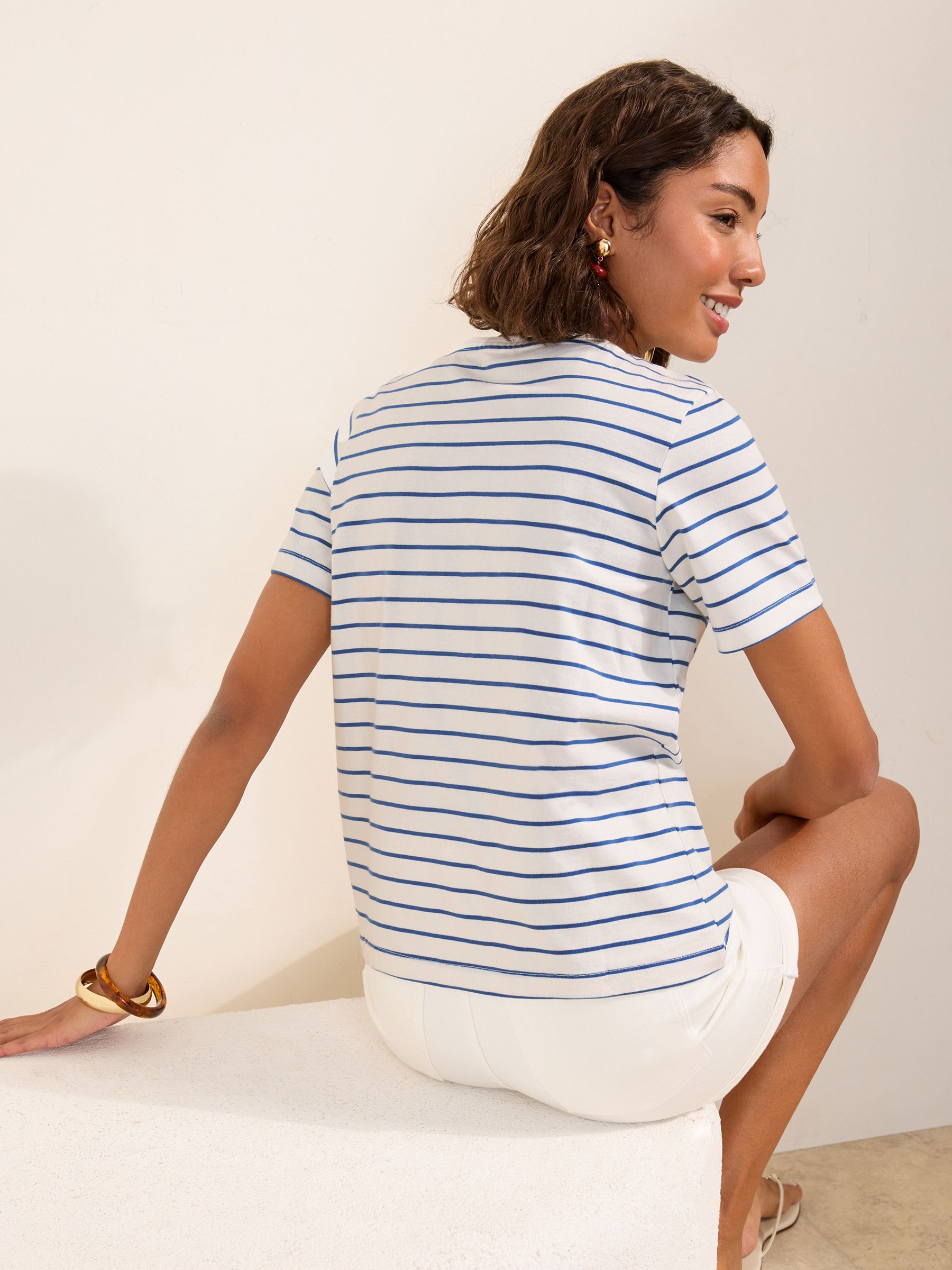 Buy Friends Like These Stripe Tomato Graphic T-Shirt from Next USA