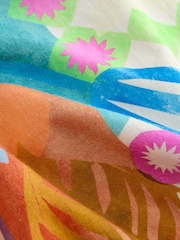 Multi Blue Strappy Crochet Dress (3-16yrs) - Image 7 of 8