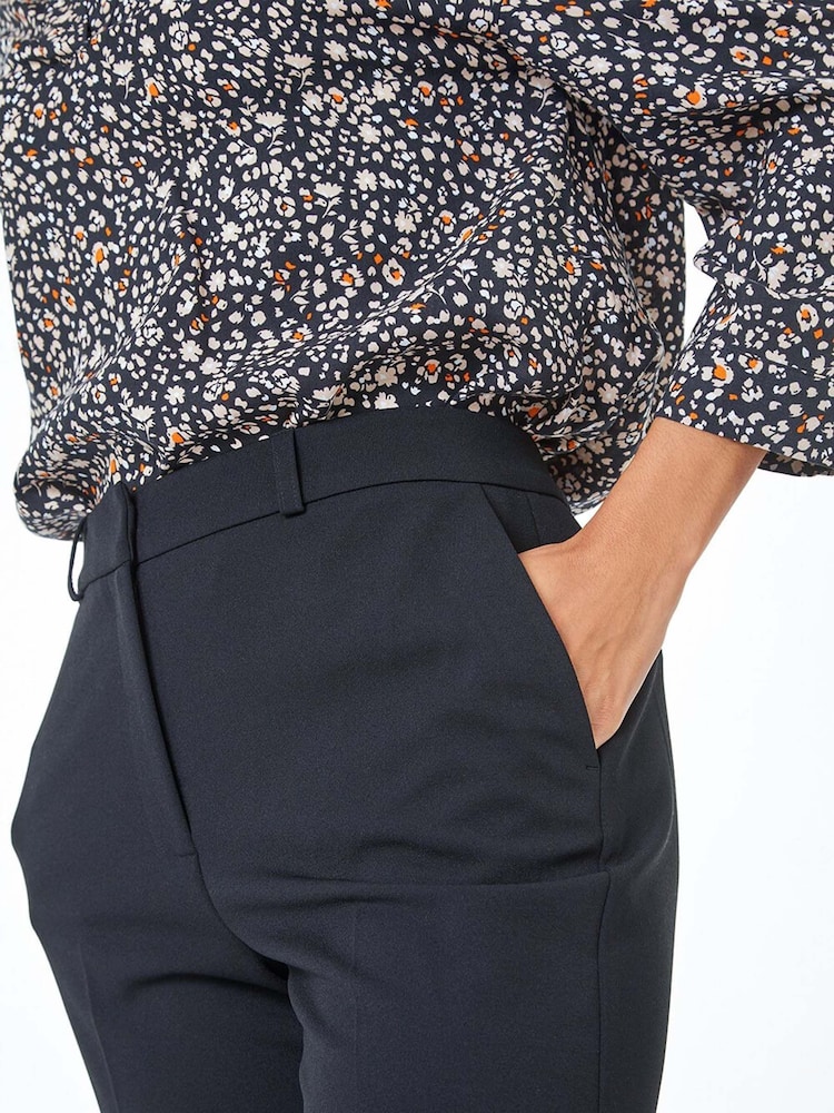 Roman Black Long Tapered Leg Stretch Trousers - Image 4 of 4 Roman Black Long Tapered Leg Stretch Trousers - Image 4 of 4