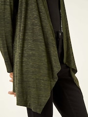 Roman Green Waterfall Front Stretch Cardigan - Image 5 of 5