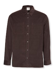 Calvin Klein Brown Corduroy Relaxed Button-Down Shirt - Image 6 of 6