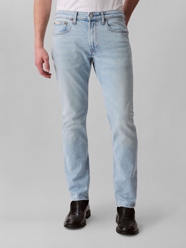 Calvin Klein Blue Slim Fit Jeans - Image 1 of 6 Calvin Klein Blue Slim Fit Jeans - Image 1 of 6