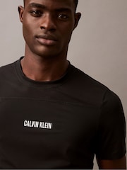 Calvin Klein Black Wicking Quick-Dry Performance Gym T-Shirt - Image 4 of 6
