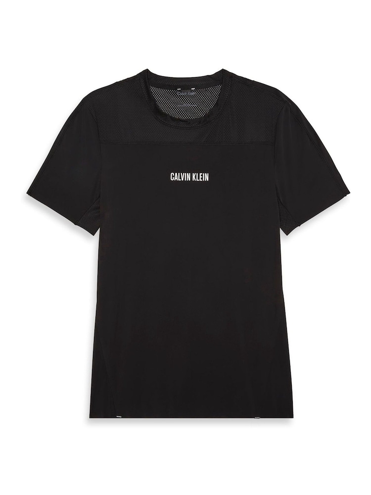 Calvin Klein Black Wicking Quick-Dry Performance Gym T-Shirt - Image 6 of 6