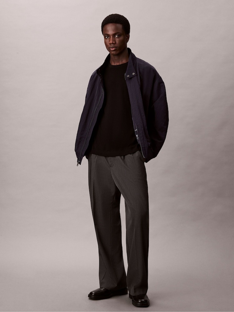 Calvin Klein Black Merino Wool Classic Sweater - Image 4 of 4