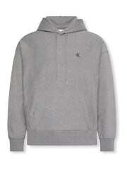 Calvin Klein White Premium Fleece Relaxed Hoodie - Image 6 of 6