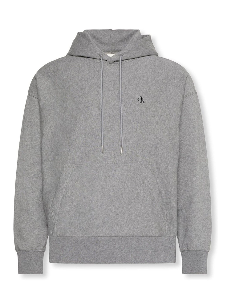 Calvin Klein White Premium Fleece Relaxed Hoodie - Image 6 of 6
