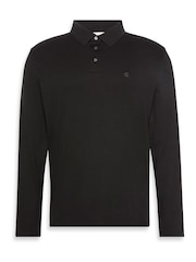 Calvin Klein Black Long Sleeve Polo Shirt - Image 6 of 6