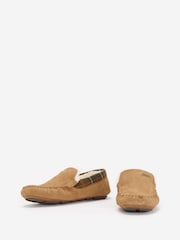 Barbour® Brown Monty Moccasin Slippers - Image 5 of 6
