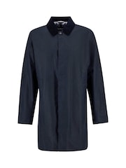 Barbour® Blue Lorden Wax Mac Coat - Image 7 of 7