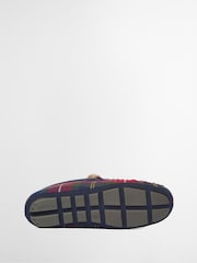 Barbour® Red Monty Moccasin Slippers - Image 5 of 8