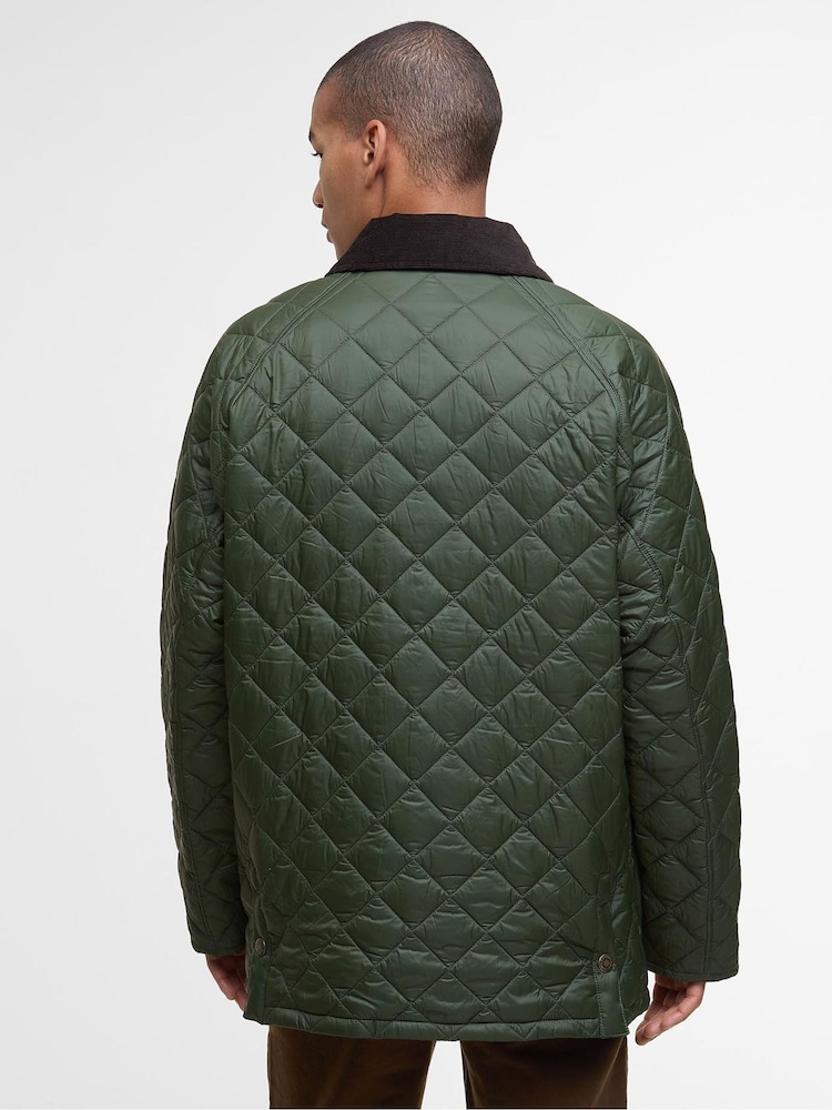 Barbour® Green Ess Bedale Quilted Coat - Image 2 of 8 Barbour® Green Ess Bedale Quilted Coat - Image 2 of 8