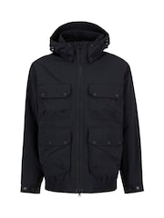 Barbour® Black Re-Engineered Flight Bedale Showerproof Jacket - Image 6 of 7