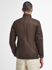 Barbour® International Brown Duke Wax Bark Jacket - Image 2 of 11