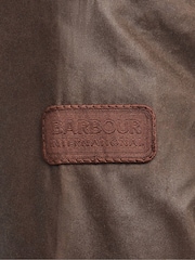 Barbour® International Brown Duke Wax Bark Jacket - Image 9 of 11