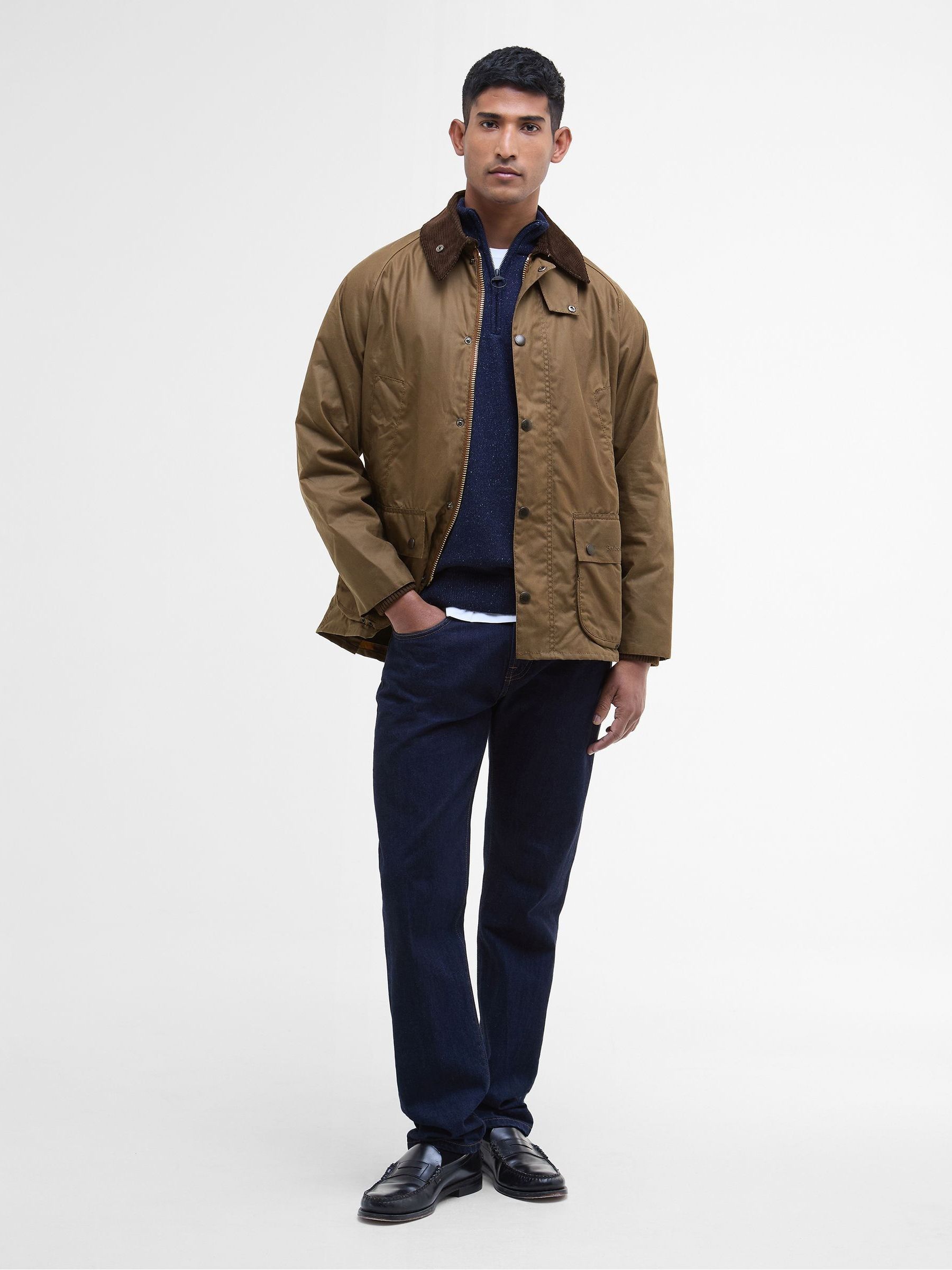 Buy Barbour® Bark Brown Bedale Wax Jacket from Next Australia