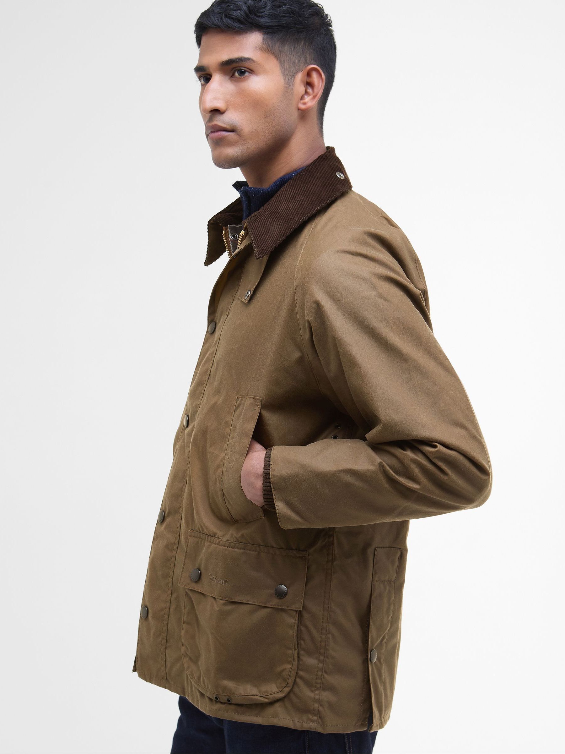 Buy Barbour® Bark Brown Bedale Wax Jacket from Next Australia