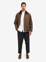 Barbour® Brown Bedale Wax Bark Jacket - Image 7 of 21