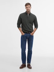 Barbour® Green Ess Tisbury Hf Dk Seaw Jumper - Image 3 of 7