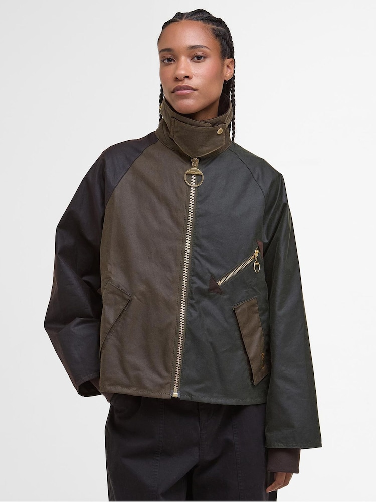 Barbour® Brown Arlene Wax Beech/A Coat - Image 1 of 10 Barbour® Brown Arlene Wax Beech/A Coat - Image 1 of 10