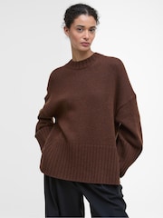 Barbour® Brown Sophia Knit Vicuna Jumper - Image 1 of 8