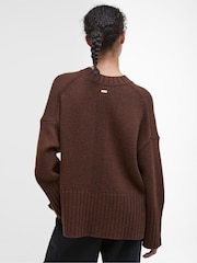 Barbour® Brown Sophia Knit Vicuna Jumper - Image 3 of 8
