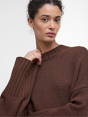 Barbour® Brown Sophia Knit Vicuna Jumper - Image 4 of 8