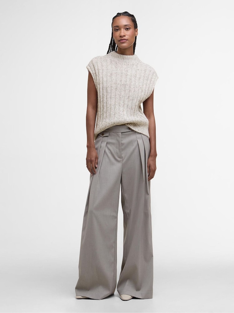 Barbour® Natural Anastasia Knit Oat Jumper - Image 2 of 7 Barbour® Natural Anastasia Knit Oat Jumper - Image 2 of 7