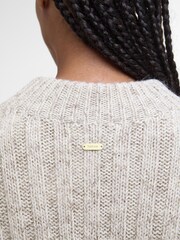 Barbour® Natural Anastasia Knit Oat Jumper - Image 5 of 7