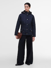 Barbour® Blue Millfire Quilt Coat - Image 3 of 7