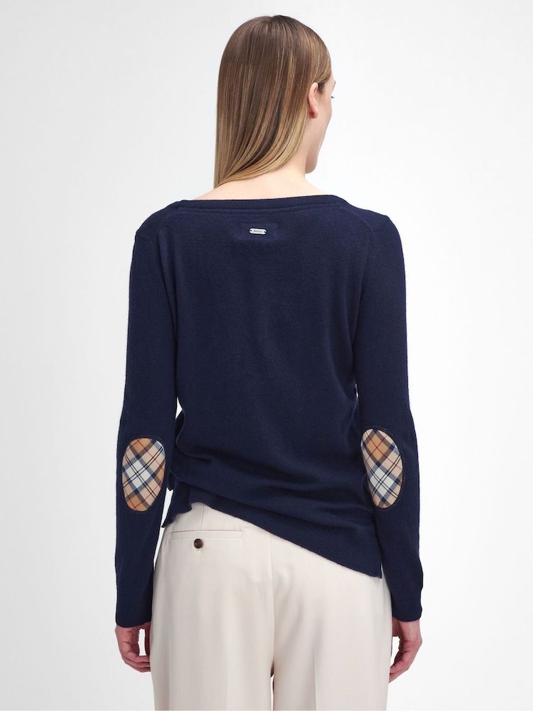 Barbour® Blue Pendle Crew Jumper - Image 2 of 8