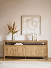 Mid Natural Arches Sideboard - Image 1 of 9